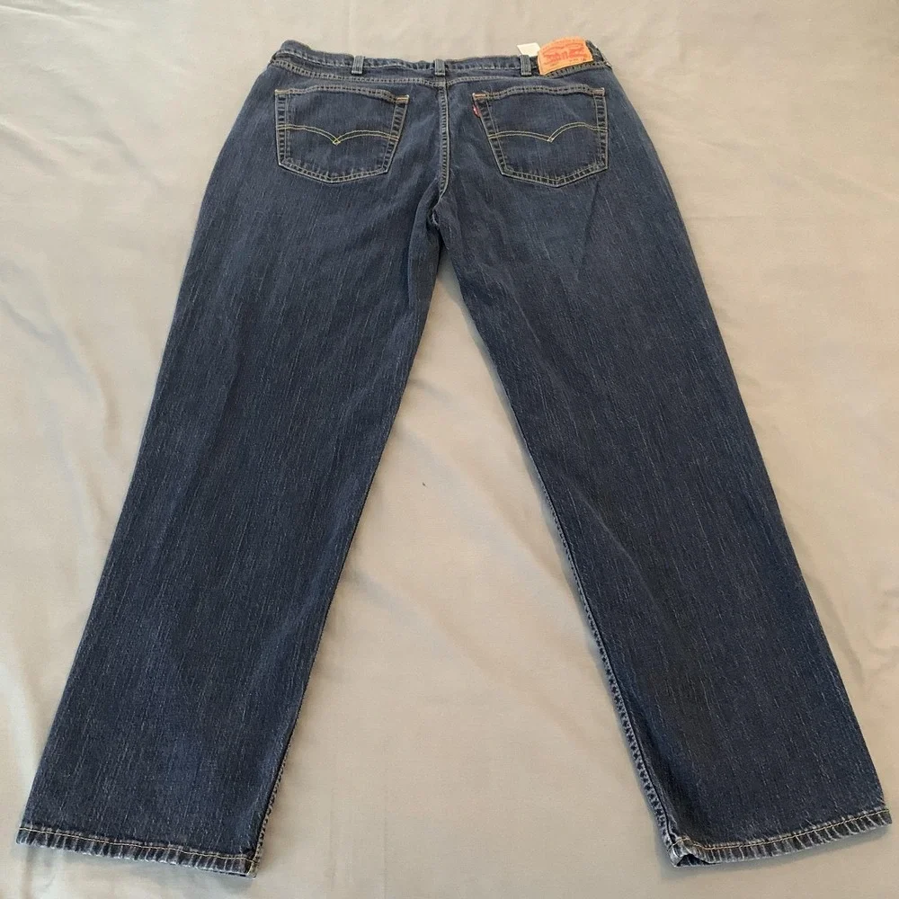 Levis 550 Jeans‎ Mens 40x32 Blue Relaxed Fit Tapered Leg Medium Wash Denim Pants